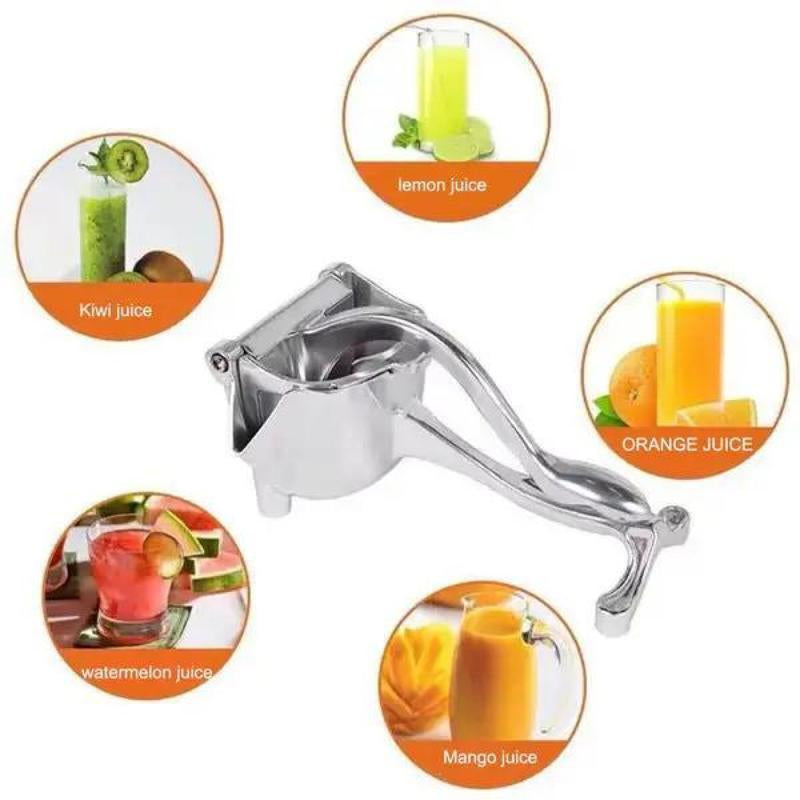 Hand Juicer Squeezer - Aluminum Manual Press Juicer with Ergonomic Grip for Efficient Juice Extraction of Pomegranates Citrus & More, Durable Compact Easy to Use & Clean Manual Citrus Juicer.