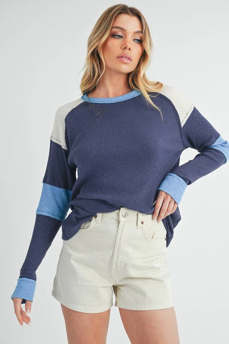 Gretel Colorblock Layering Top