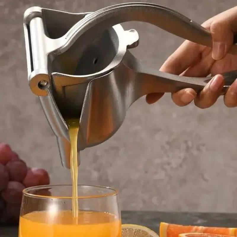 Hand Juicer Squeezer - Aluminum Manual Press Juicer with Ergonomic Grip for Efficient Juice Extraction of Pomegranates Citrus & More, Durable Compact Easy to Use & Clean Manual Citrus Juicer.
