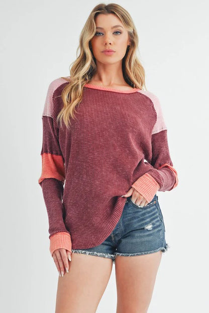 Gretel Colorblock Layering Top