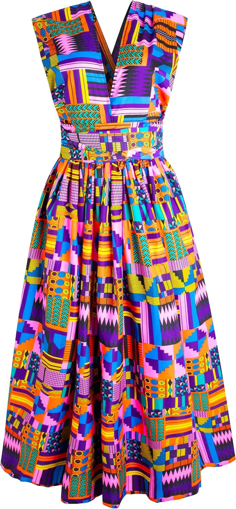 Women's African Print Maxi Dashiki Long Dress