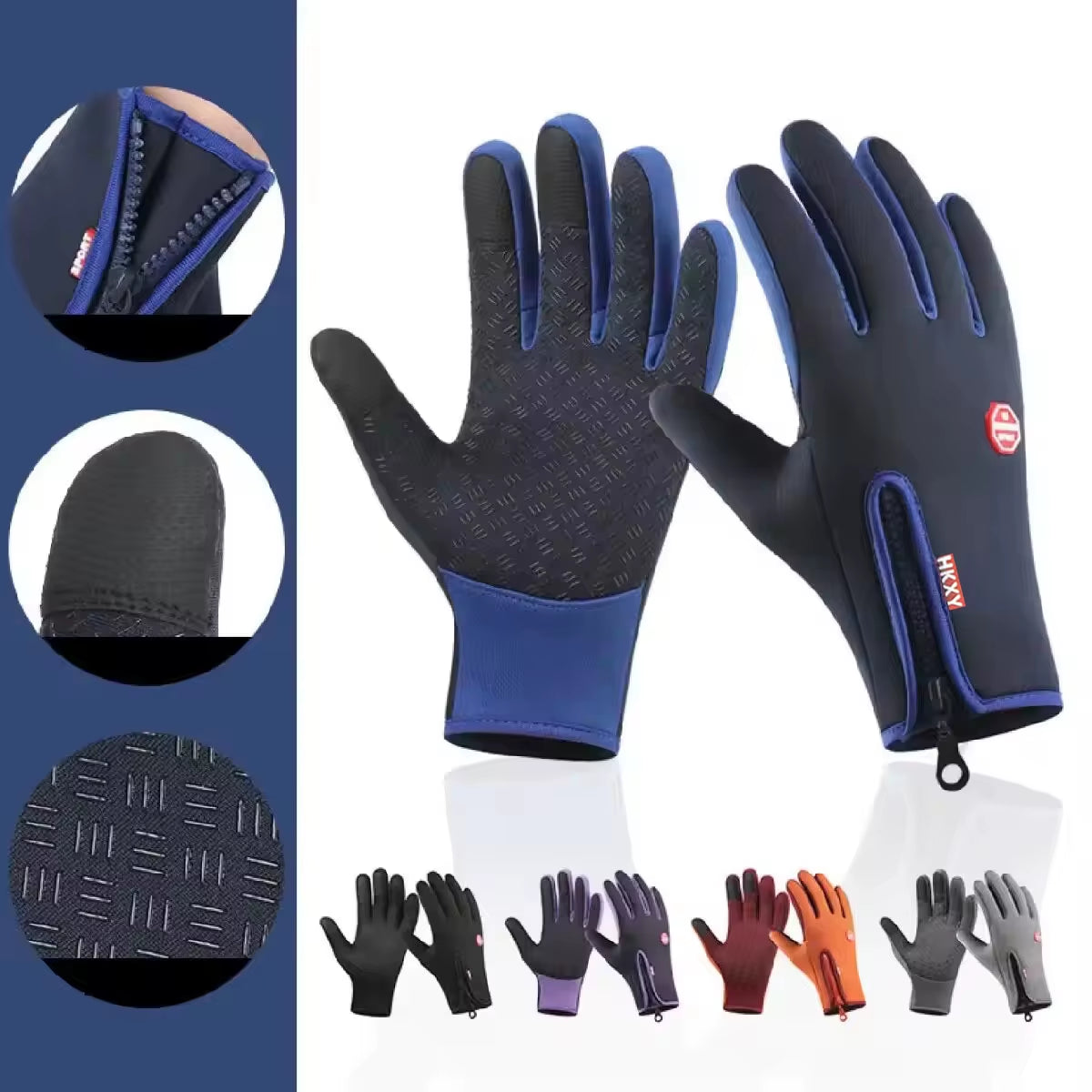 Ultimate Waterproof Touchscreen Gloves - Windproof, Non-Slip Perfect for Winter Sports & Outdoor Adventures for Men and Women