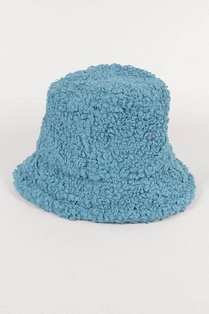 Shearling Faux Fur Bucket Hat