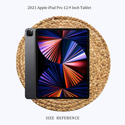 Set of 4 Round Woven Placemats from Natural Water Hyacinth, 13.5 Inch Rattan Heat-Resistant Outdoor Table Mats for Farmhouse and Boho Decor