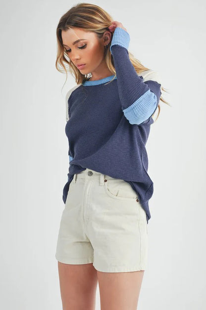 Gretel Colorblock Layering Top