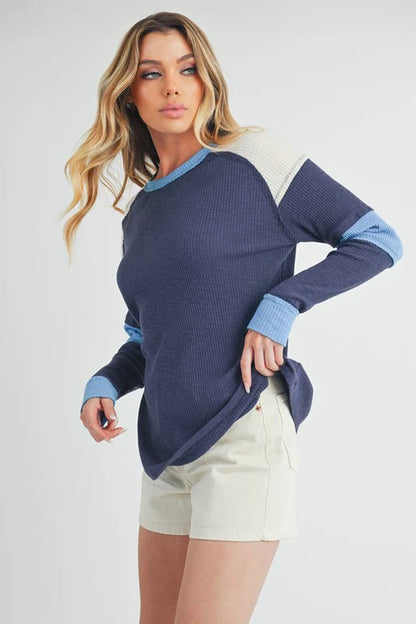 Gretel Colorblock Layering Top