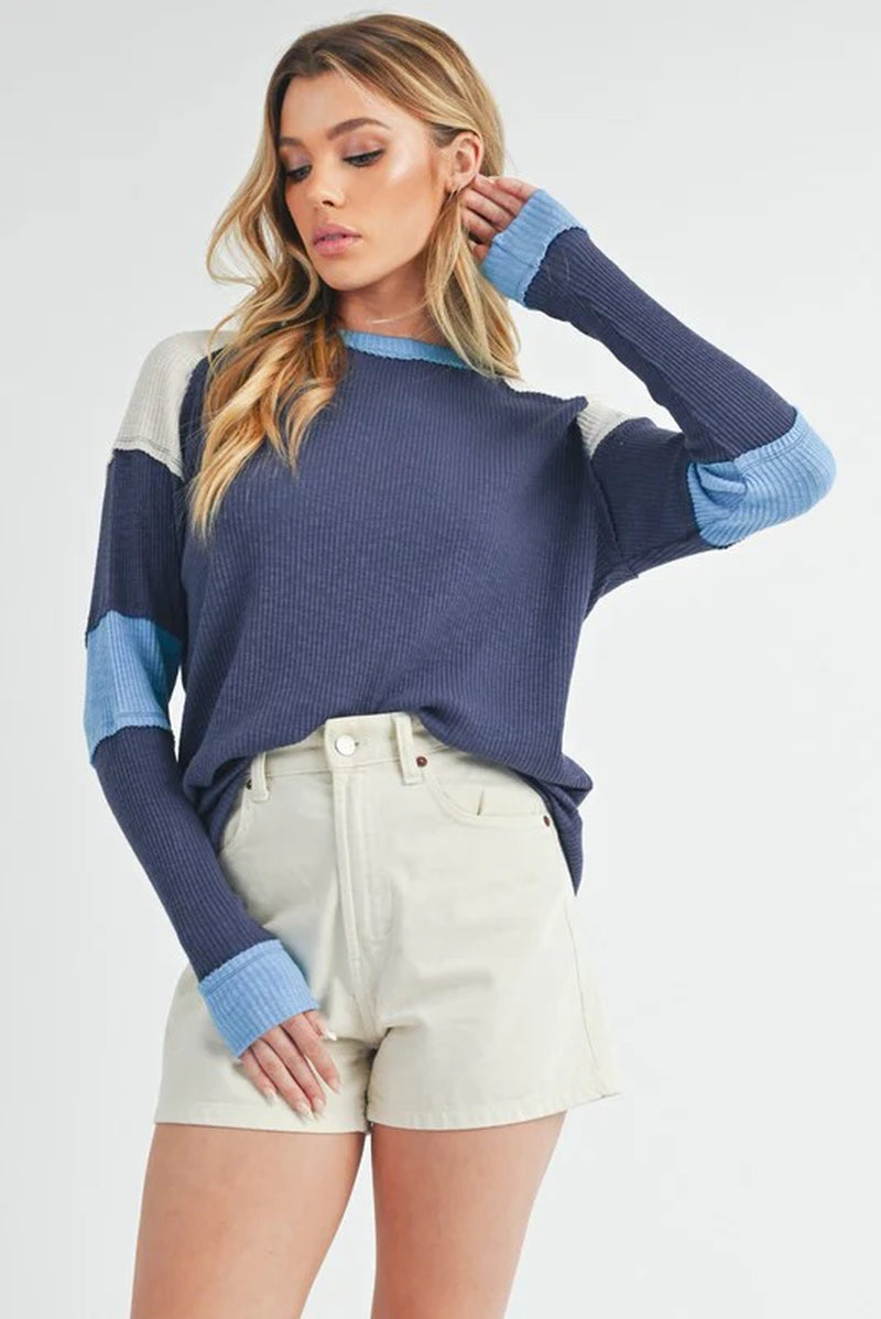 Gretel Colorblock Layering Top