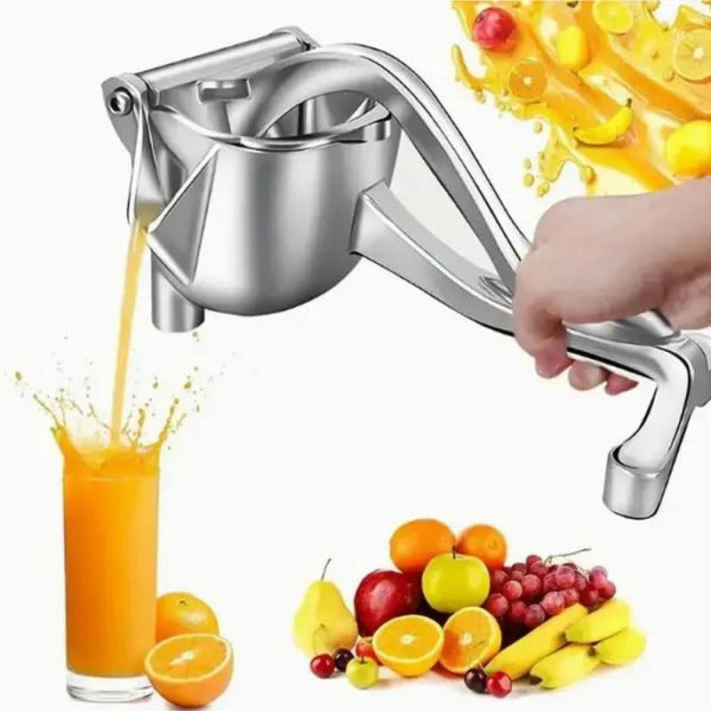 Hand Juicer Squeezer - Aluminum Manual Press Juicer with Ergonomic Grip for Efficient Juice Extraction of Pomegranates Citrus & More, Durable Compact Easy to Use & Clean Manual Citrus Juicer.