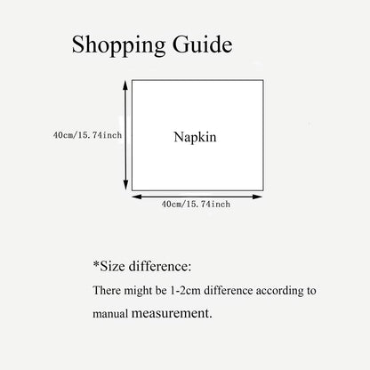 Tablecloth Napkins, Durable Polyester Thickened Pads, Reusable Kitchen, Dining, Holiday Decorations