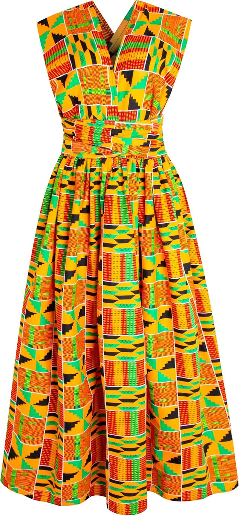 Women's African Print Maxi Dashiki Long Dress