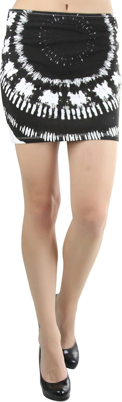 Women's Premium Cotton-Blend Knee-Length Skirt