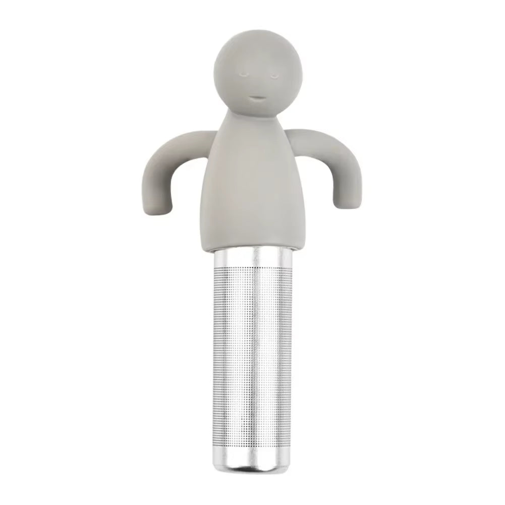 Stainless Steel Tea Infuser Kitchen Accessory Household Use Reusable Metal Makeup Brushes Massage Kitchen Dining Bar Garden