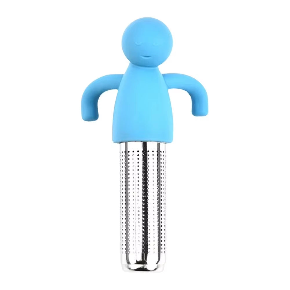 Stainless Steel Tea Infuser Kitchen Accessory Household Use Reusable Metal Makeup Brushes Massage Kitchen Dining Bar Garden